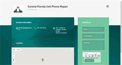 Desktop Screenshot of centralfloridacellphonerepair.com