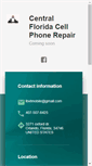 Mobile Screenshot of centralfloridacellphonerepair.com